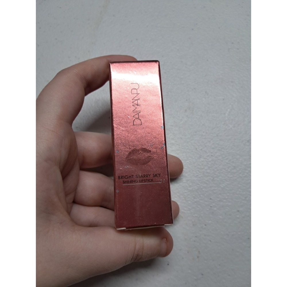 DAIMANPU Bright Starry Sky Shining Lipstick Rose Gold Shimmer Finish NIB‎
